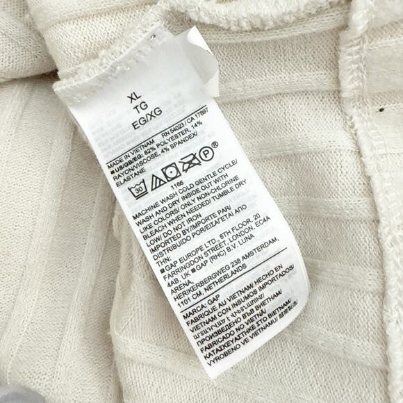 GAP BODY | Cozy Rib PJ Cardigan Top + Pants Bottoms Lounge Wide Ribbed | XL - Picture 7 of 13